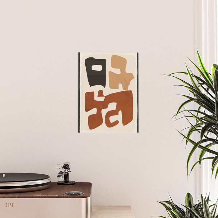 Modern Abstract Shapes 112 Poster Gallery Image 2