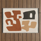 Modern Abstract Shapes 112 Outdoor Rug Gallery Image 1