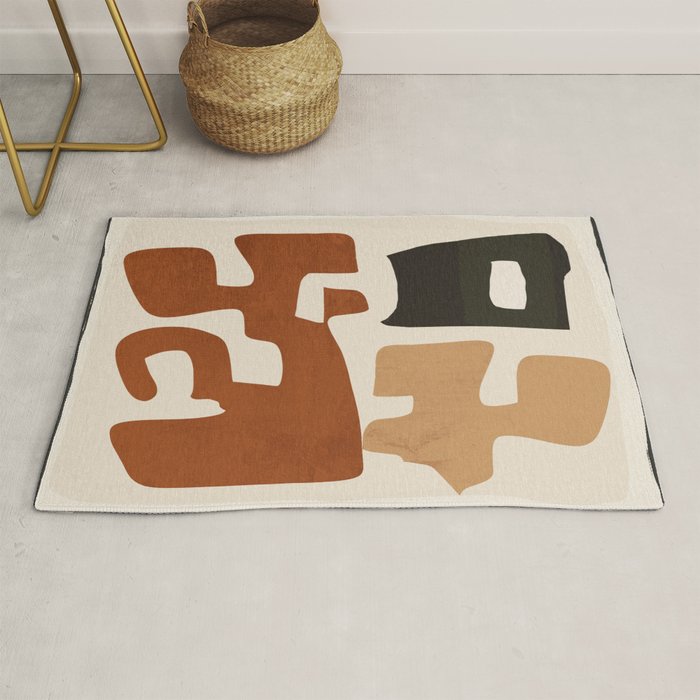 Modern Abstract Shapes 112 Rug Gallery Image 1