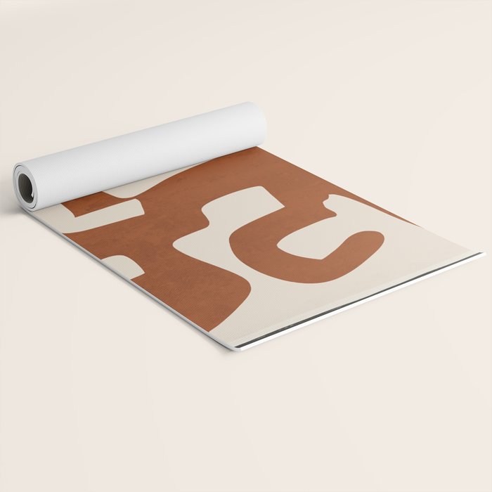 Modern Abstract Shapes 112 Yoga Mat Gallery Image 2