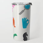 Virgo Emoji Travel Mug Gallery Image 2