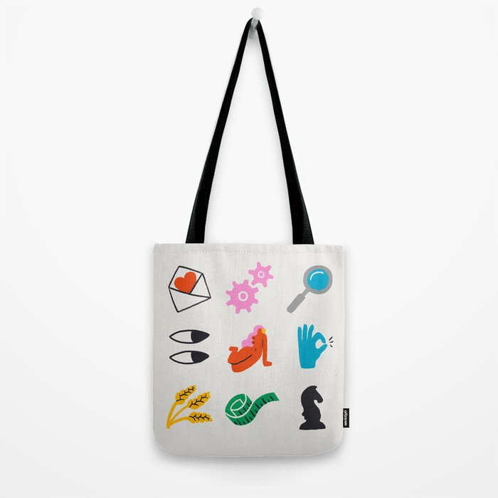Virgo Emoji Tote Bag Gallery Image 2