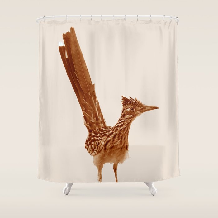 Monochrome - Roadrunner Shower Curtain Gallery Image 1