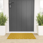 Bows & Ribbons Pattern XX Golden Yellow Welcome Mat Gallery Image 3
