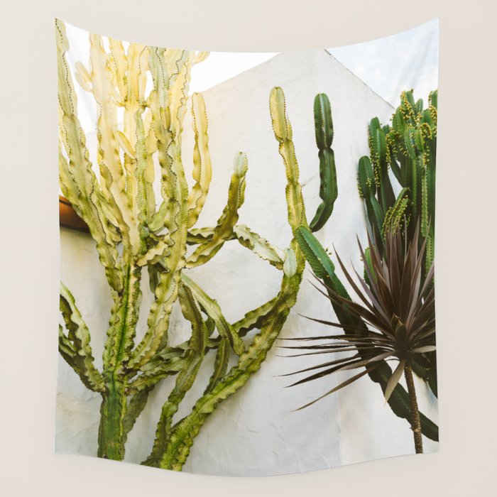 California Cactus Garden Wall Tapestry Gallery Image 4