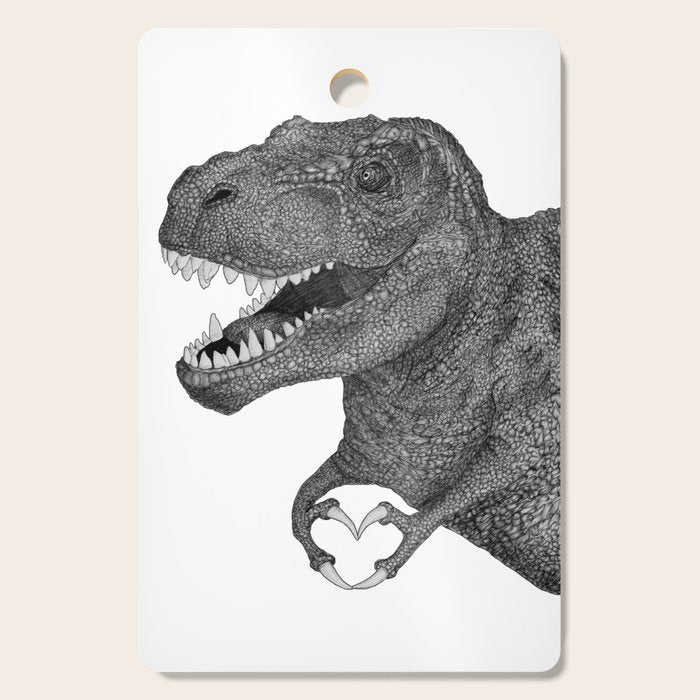 Dino Love Cutting Board Gallery Image 1