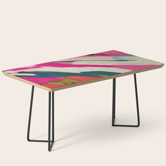 mountain landscape in pink Coffee Table Gallery Image 1