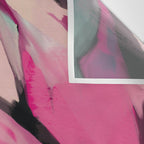 mountain landscape in pink Wall Tapestry Gallery Image 3