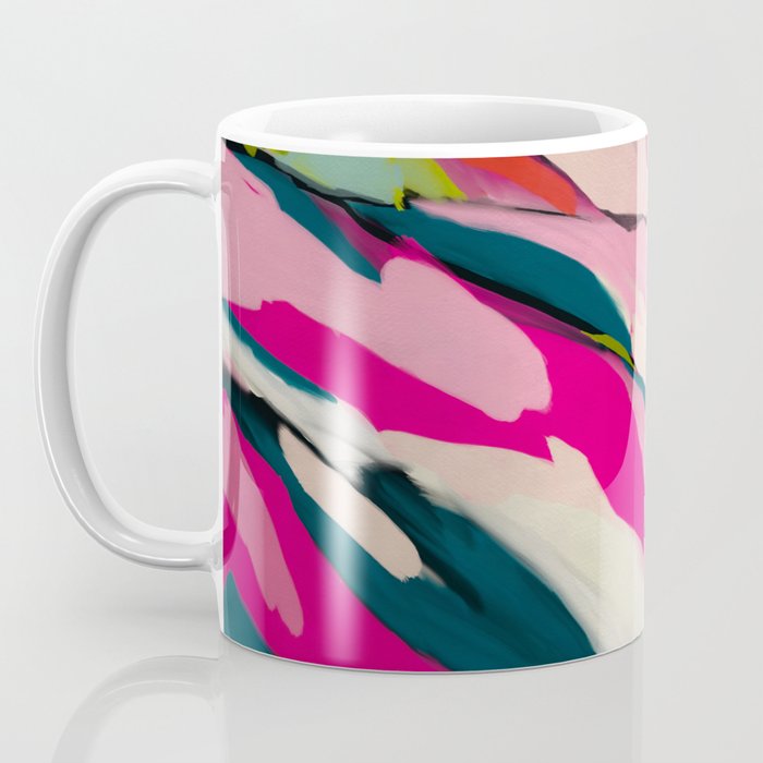 mountain landscape in pink Coffee Mug Gallery Image 3