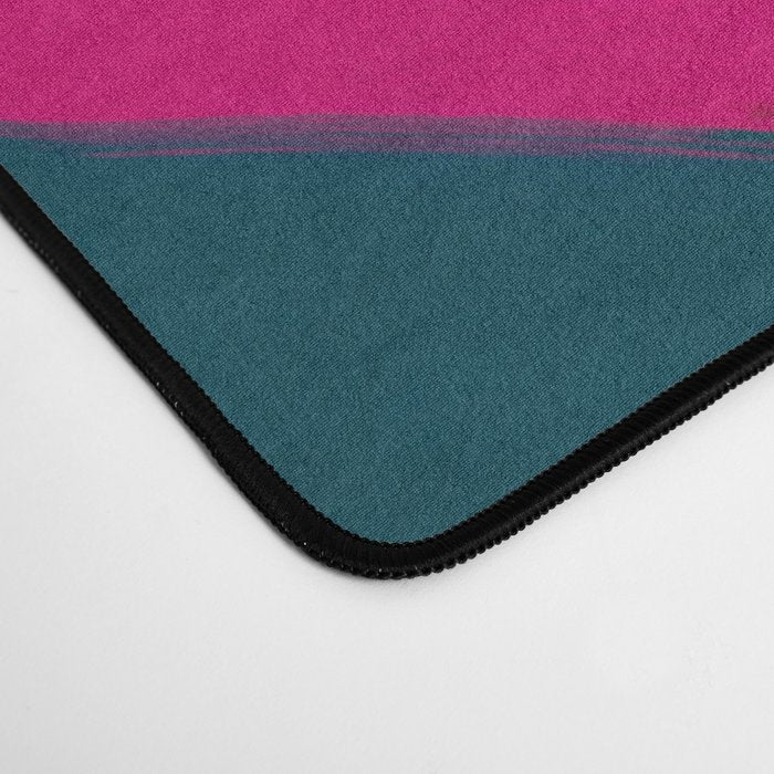 mountain landscape in pink Desk Mat Gallery Image 4