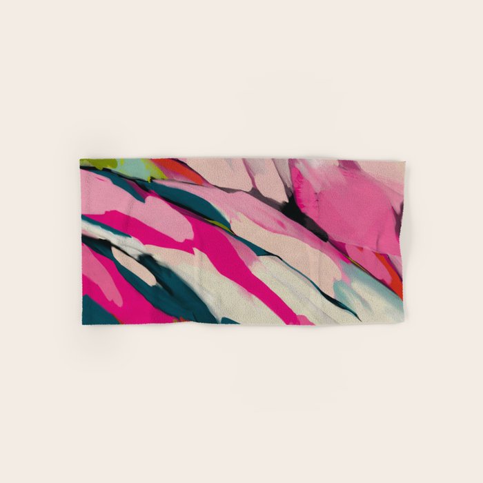mountain landscape in pink Towels Gallery Image 1