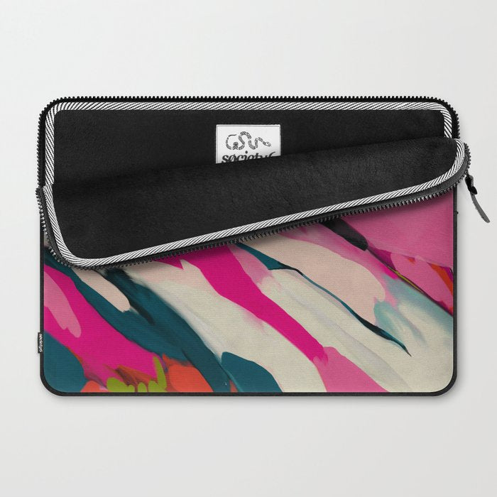 mountain landscape in pink Laptop Sleeve Gallery Image 2