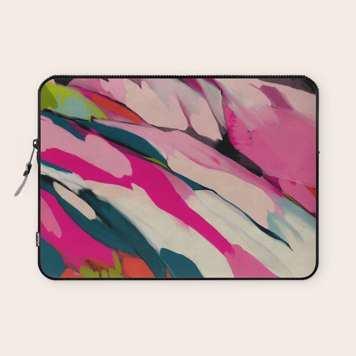 mountain landscape in pink Laptop Sleeve Gallery Image 1