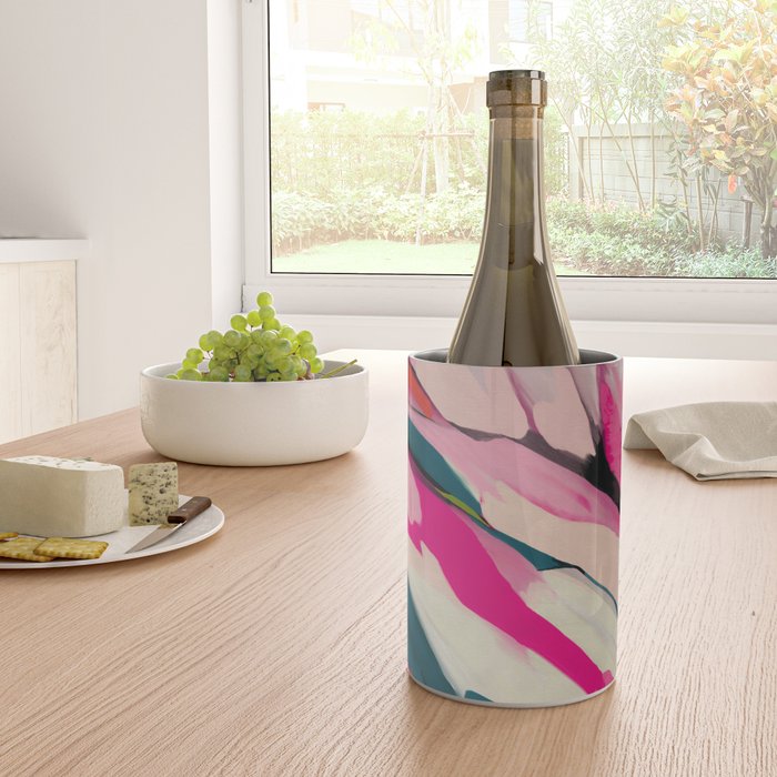 mountain landscape in pink Wine Chiller Gallery Image 4