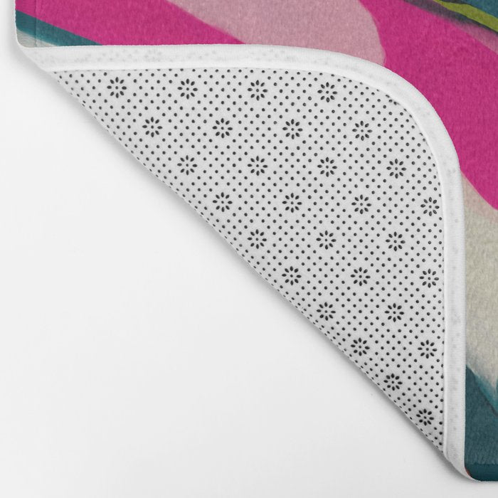 mountain landscape in pink Bath Mat Gallery Image 2