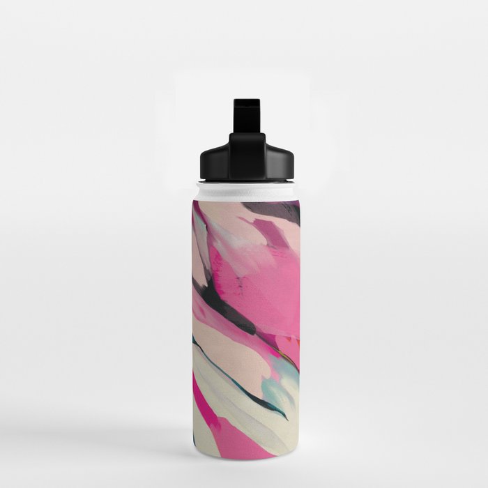 mountain landscape in pink Water Bottle Gallery Image 2