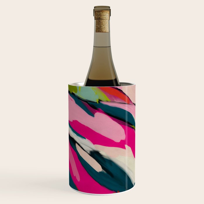 mountain landscape in pink Wine Chiller Gallery Image 2