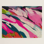 mountain landscape in pink Jigsaw Puzzle Gallery Image 1