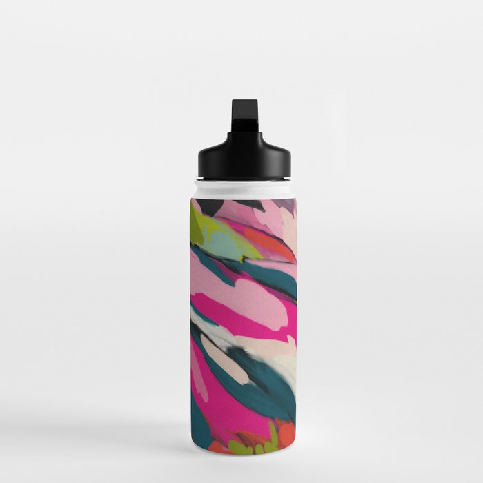 mountain landscape in pink Water Bottle Gallery Image 3