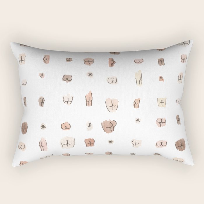 butts Rectangular Pillow Gallery Image 2