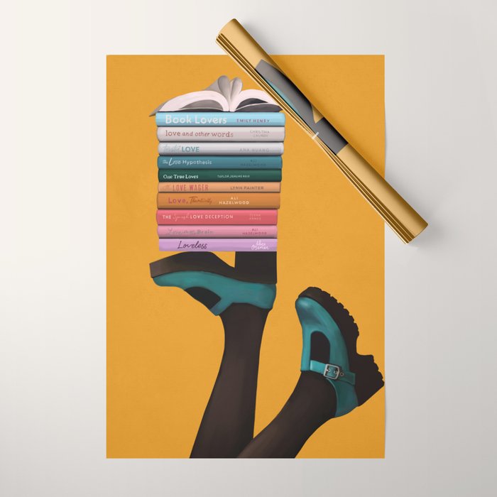 Stacked on Love Wrapping Paper Gallery Image 1