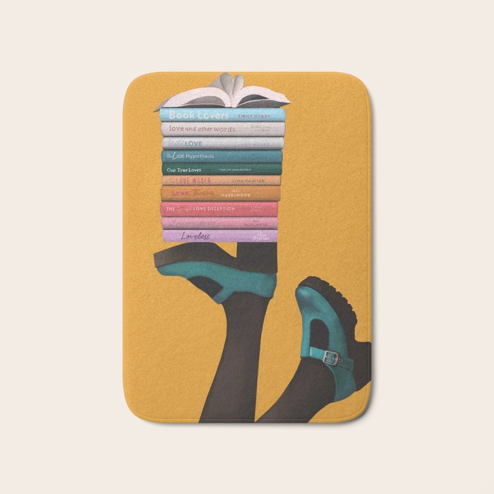 Stacked on Love Bath Mat Gallery Image 1