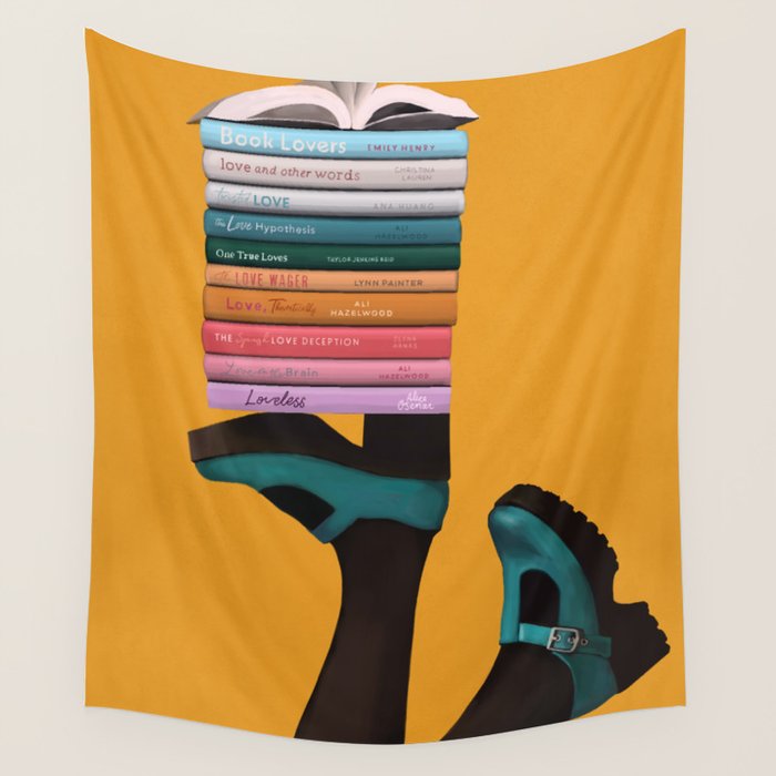 Stacked on Love Wall Tapestry Gallery Image 4