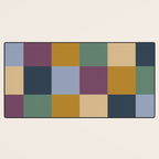 Bold Retro Checks Pattern - Large XIV Desk Mat Gallery Image 3