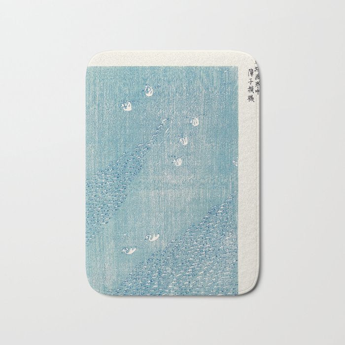 Blue lake by Taguchi  Tomoki Bath Mat Gallery Image 1