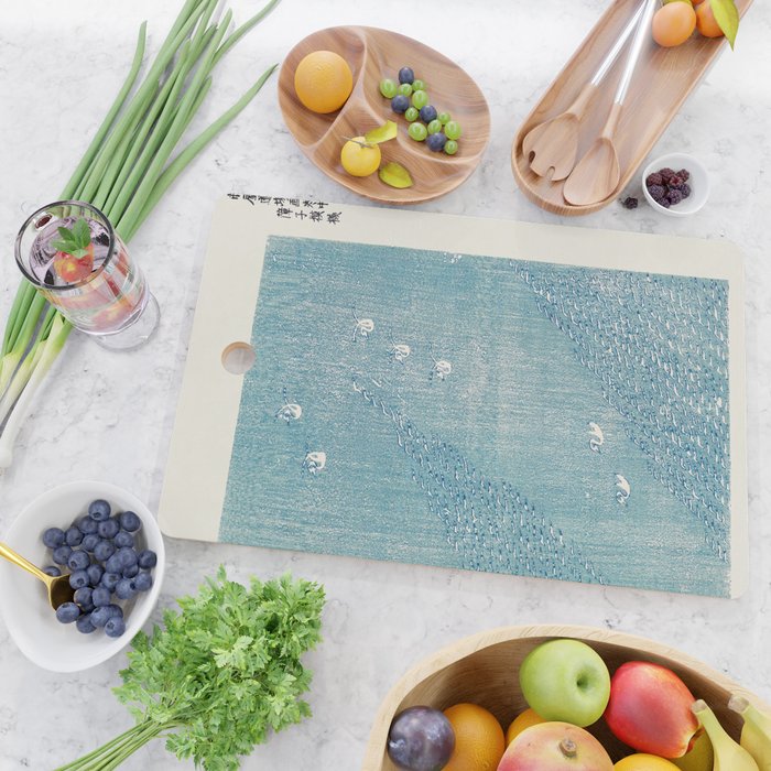 Blue lake by Taguchi  Tomoki Cutting Board Gallery Image 2