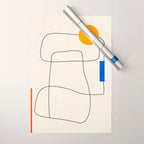 Minimal Geometric Shapes 67 Wrapping Paper Gallery Image 1