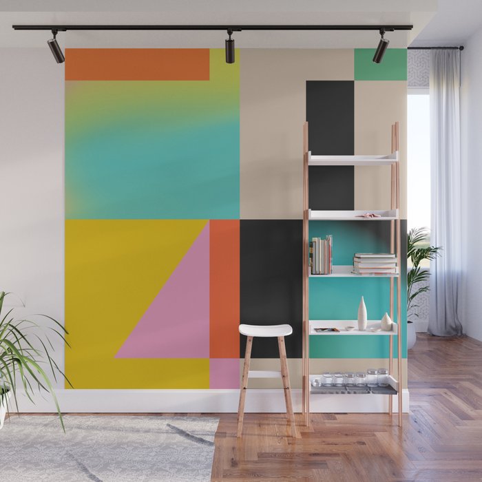 Modern Abstraction 4 Wall Mural Gallery Image 1