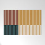 Color Block Line Abstract XV Welcome Mat Gallery Image 1