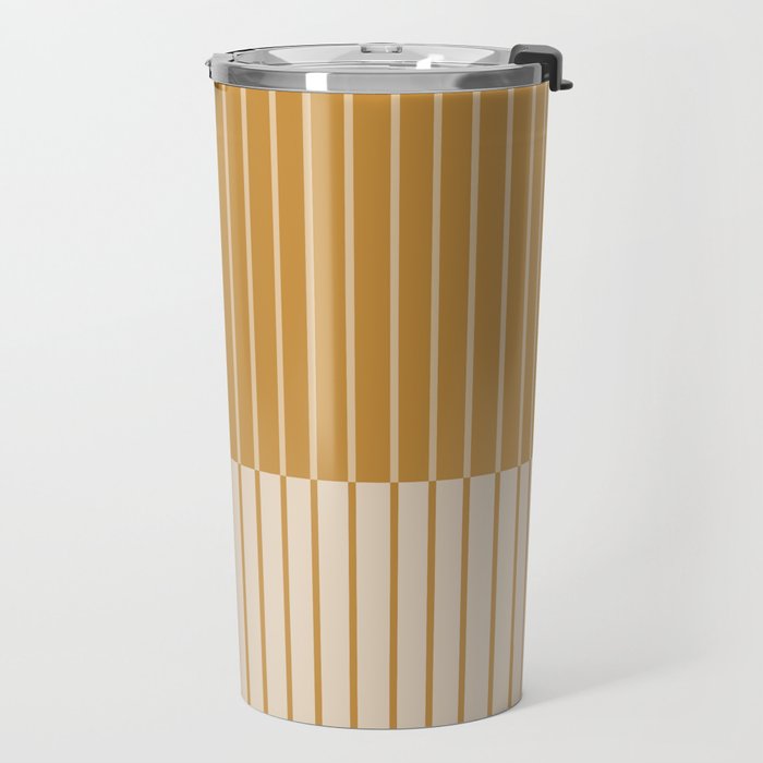 Color Block Line Abstract XV Travel Mug Gallery Image 2