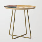 Color Block Line Abstract XV Side Table Gallery Image 1