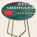 Atlas Shrugged by Ayn Rand 1957- Vintage First Edition Book Cover  Side Table Gallery Image 2