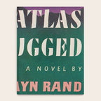 Atlas Shrugged by Ayn Rand 1957- Vintage First Edition Book Cover  Notebook Gallery Image 4
