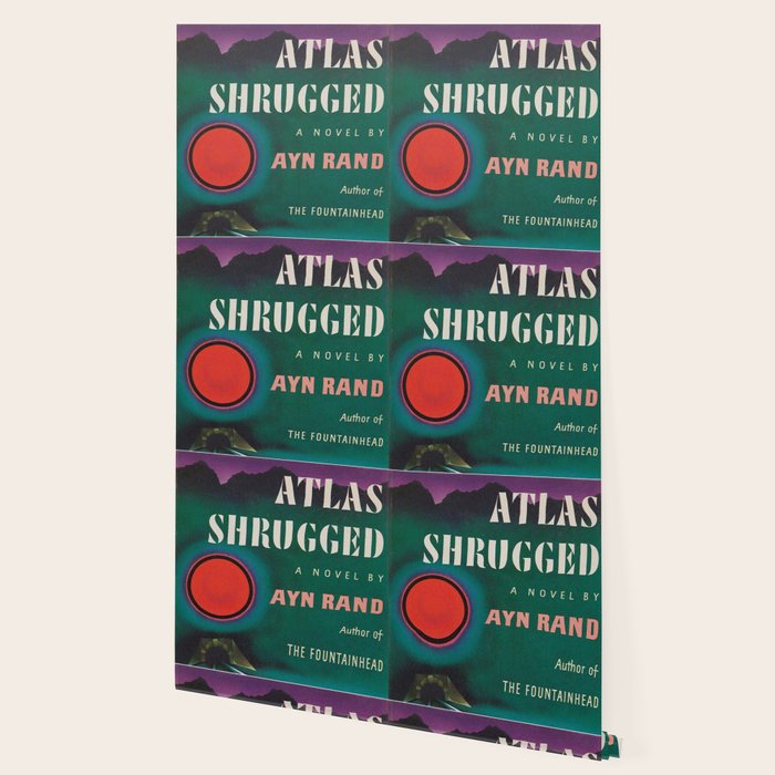 Atlas Shrugged by Ayn Rand 1957- Vintage First Edition Book Cover  Wallpaper Gallery Image 2