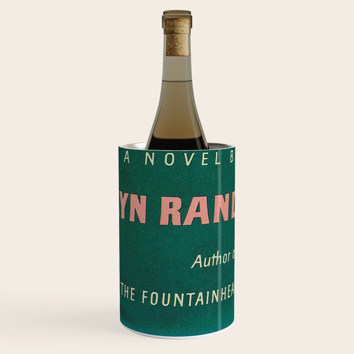 Atlas Shrugged by Ayn Rand 1957- Vintage First Edition Book Cover  Wine Chiller Gallery Image 3