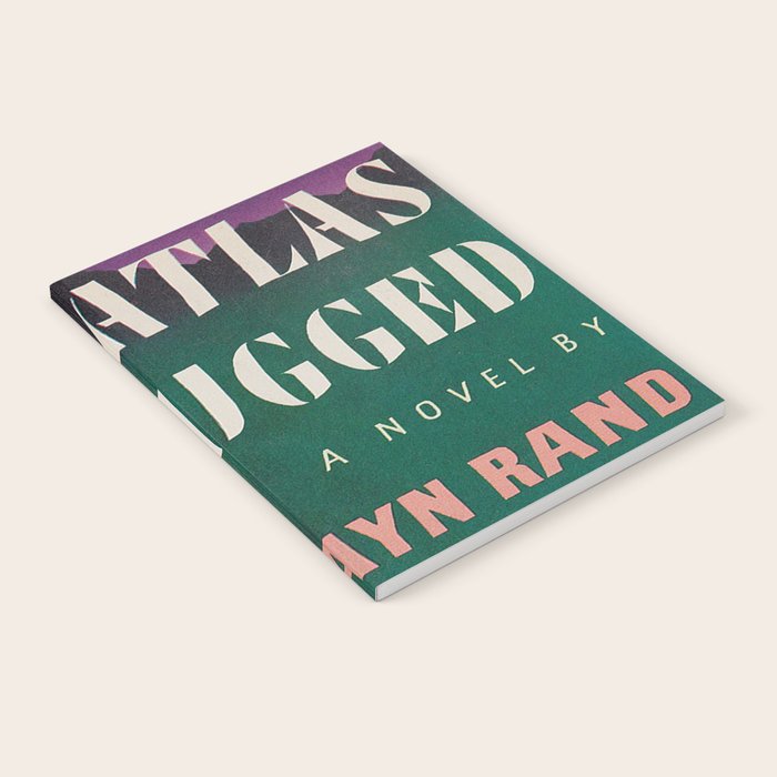 Atlas Shrugged by Ayn Rand 1957- Vintage First Edition Book Cover  Notebook Gallery Image 2
