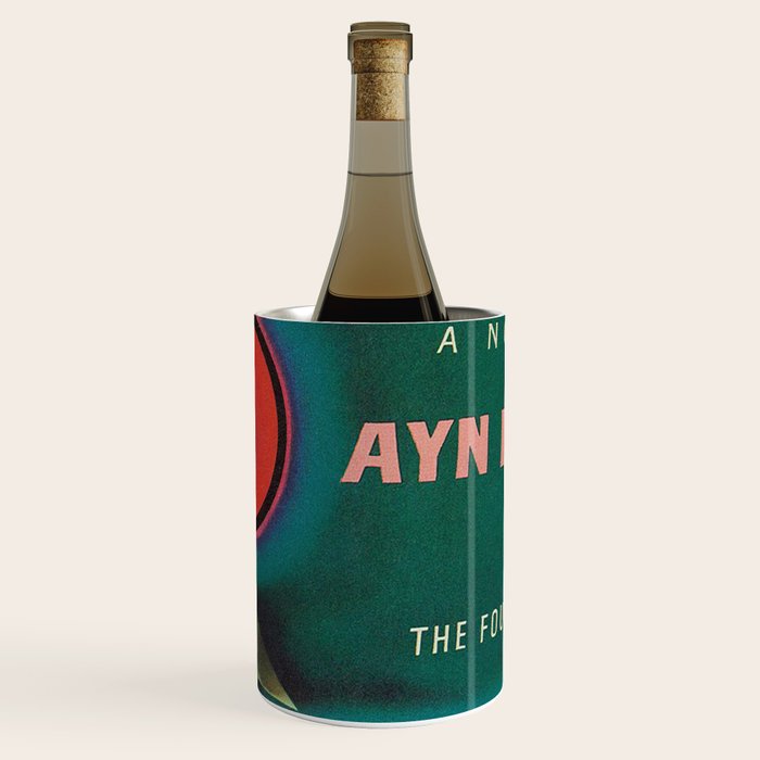 Atlas Shrugged by Ayn Rand 1957- Vintage First Edition Book Cover  Wine Chiller Gallery Image 1