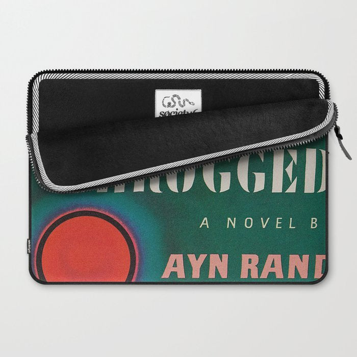 Atlas Shrugged by Ayn Rand 1957- Vintage First Edition Book Cover  Laptop Sleeve Gallery Image 2