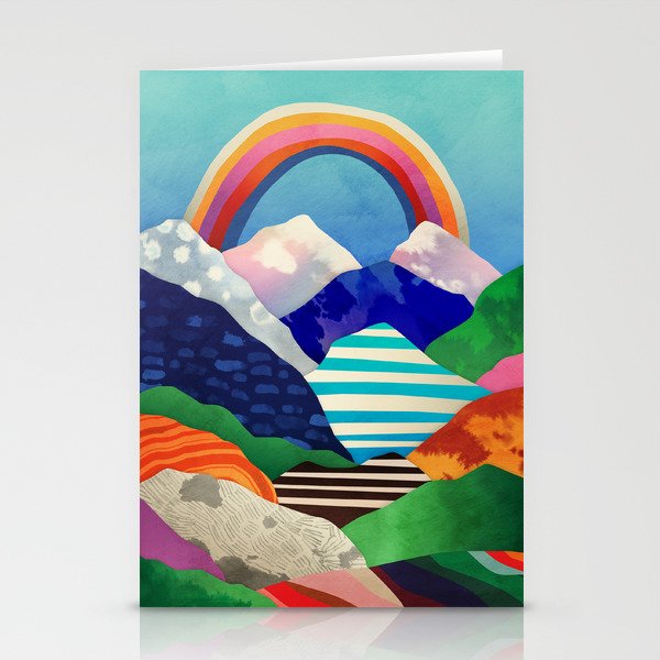 Rainbow in April Stationery Card Gallery Image 1
