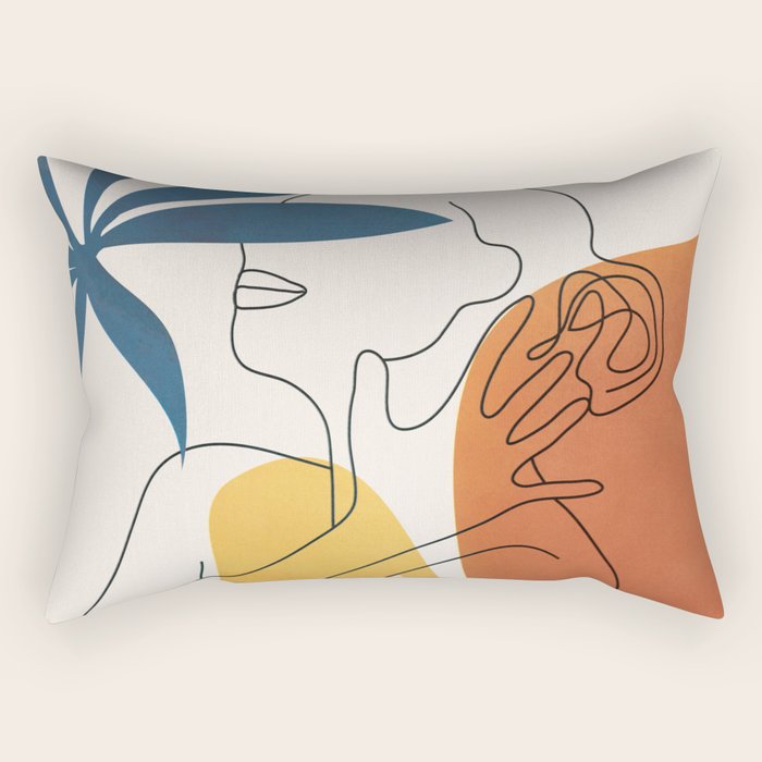 Minimal Movement I Rectangular Pillow Gallery Image 2