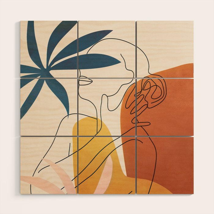 Minimal Movement I Wood Wall Art Gallery Image 1