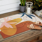 Minimal Movement I Outdoor Rug Gallery Image 2