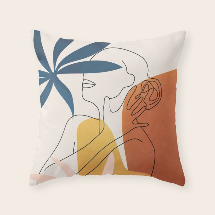 Minimal Movement I Throw Pillow Gallery Image 6
