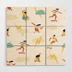 You go, girl pattern! Wood Wall Art Gallery Image 1