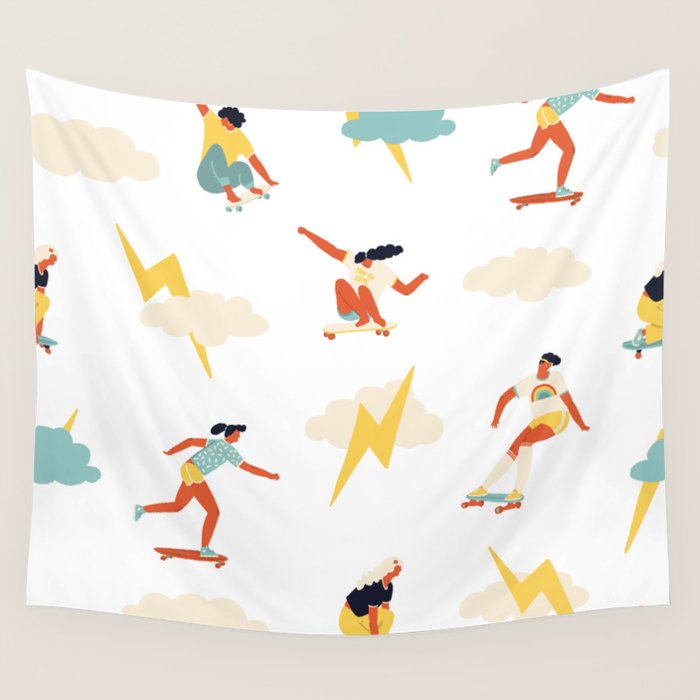 You go, girl pattern! Wall Tapestry Gallery Image 1