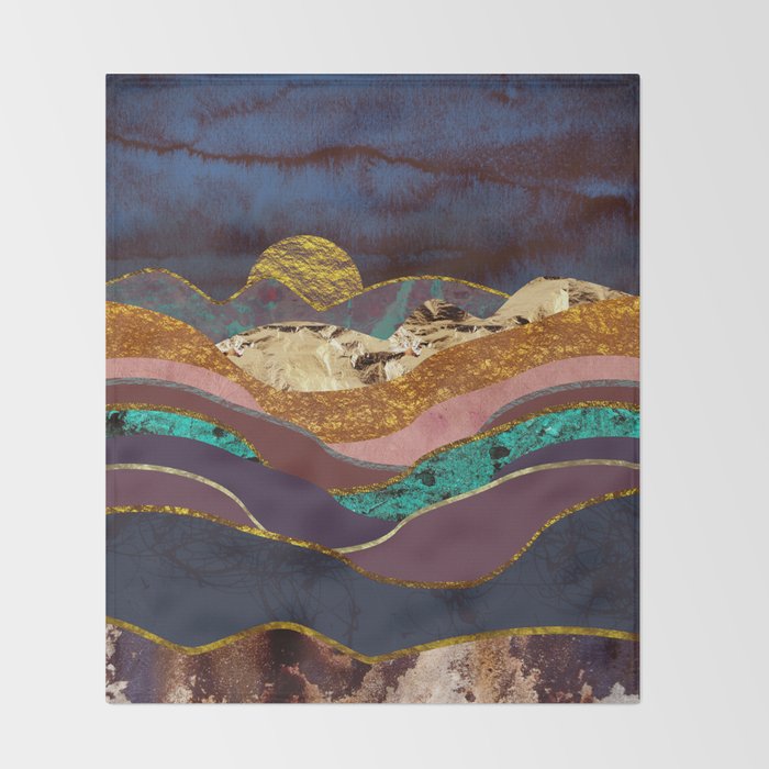 Color Fields Throw Blanket Gallery Image 2